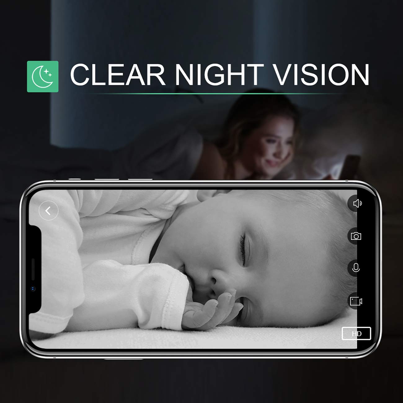 Anmade 1080P Homes Security Camera, Wireless WiFi IP Camera for Home Surveillance with PTZ, Night Vision, 2-Way Audio, Motion Detection, Activity Alerts, 60 Days Free Cloud for Pet/Baby Monitor