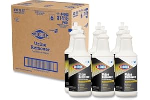 CloroxPro Urine Remover for Stains and Odors Pull Top, 32 Ounces Each (Package May Vary) (Pack of 6) (31415)