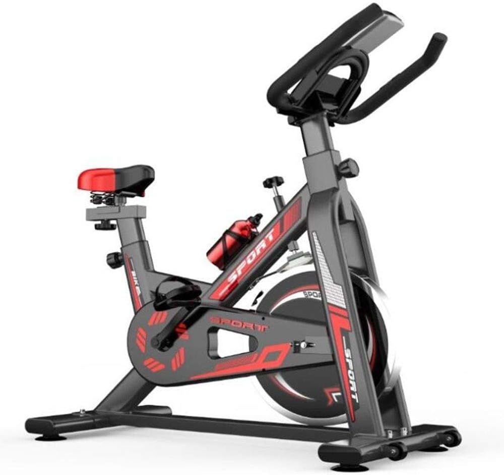 NXLWXN Indoor Spinning Bicycle Ultra-Quiet Exercise Bike Home Bicycle Sports Fitness Equipment Aerobics Training Device, Can Be Adjusted According to Their Own