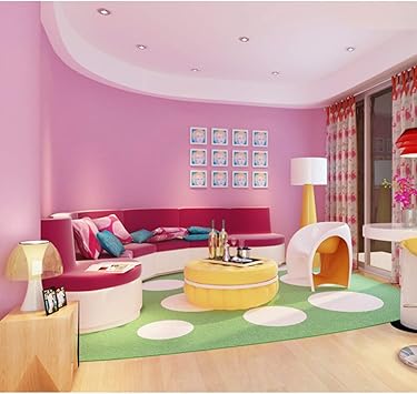 24 60cm By 393 10m Peel And Stick Pink Wallpaper Contact Paper Pink Amazon Com
