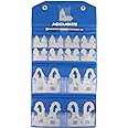 26-Piece Radius Gauge Set 0.010" To 0.500" - Accusize Industrial Tools With Holder