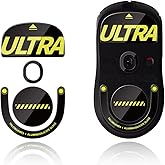 TALONGAMES Curved Edges Ultra Strong Glass Mouse Skates Feet Skates Compatible with Logitech G PRO X3 SUPERSTRIKE / X2 SUPERSTRIKE/G Pro X Superlight 2 Gaming Mouse Feet, Super Smooth Glide Fast
