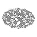 Heritage Lace Bristol Garden 14-Inch by 20-Inch Placemat, Cafe, Set of 2