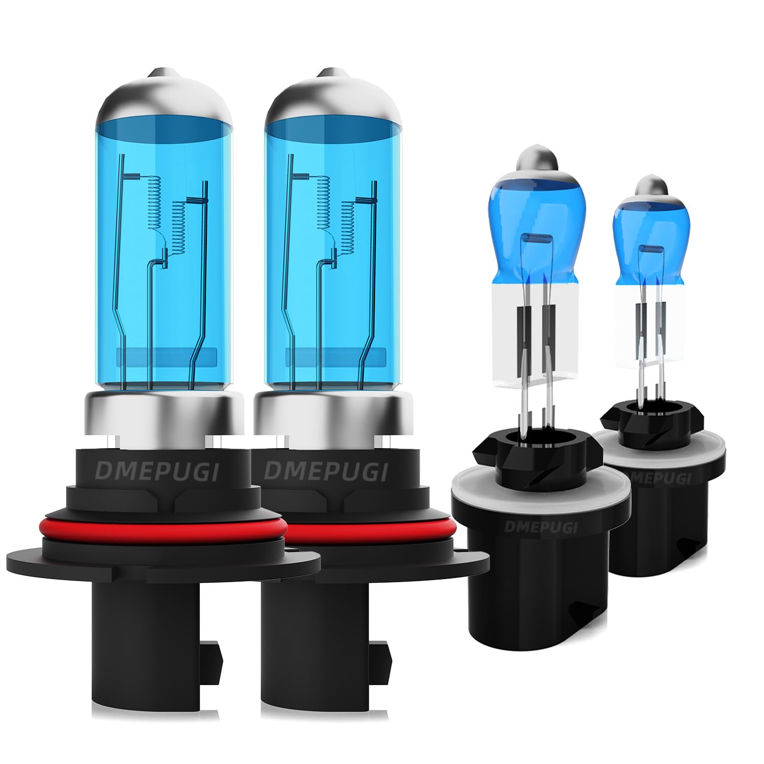 Photo 1 of DMEPUGI Halogen Headlight Bulbs Fit for Dodge Ram 1994-2001 Lights bulb,9007 High/Low Beams + 880 Fog Lights,6000K White Bright,300% Brightness,Plug N Play,Pack of 4