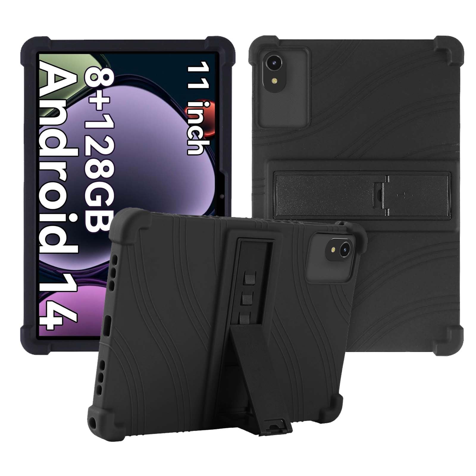 Photo 1 of Case for ApoloSign EP1095T/ ApoloMedia EP1095T Tablet 11 inch,Soft Silicone Protector Cover,Kids Friendly,Adjustable Stand Tablet Cover,4 Corners Thicken Shockproof,Black1054382649
