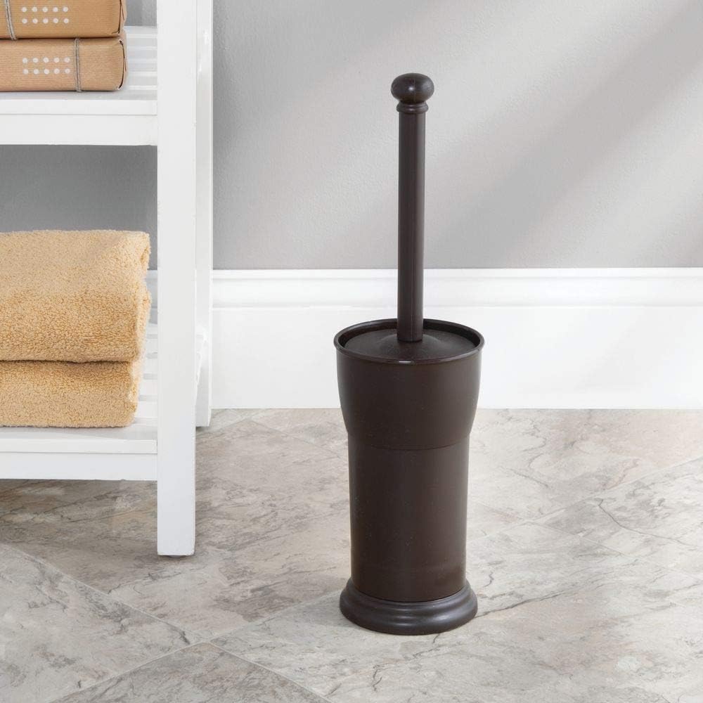 Accesorios de inodoro mDesign Escobilla de baño con Soporte Moderna