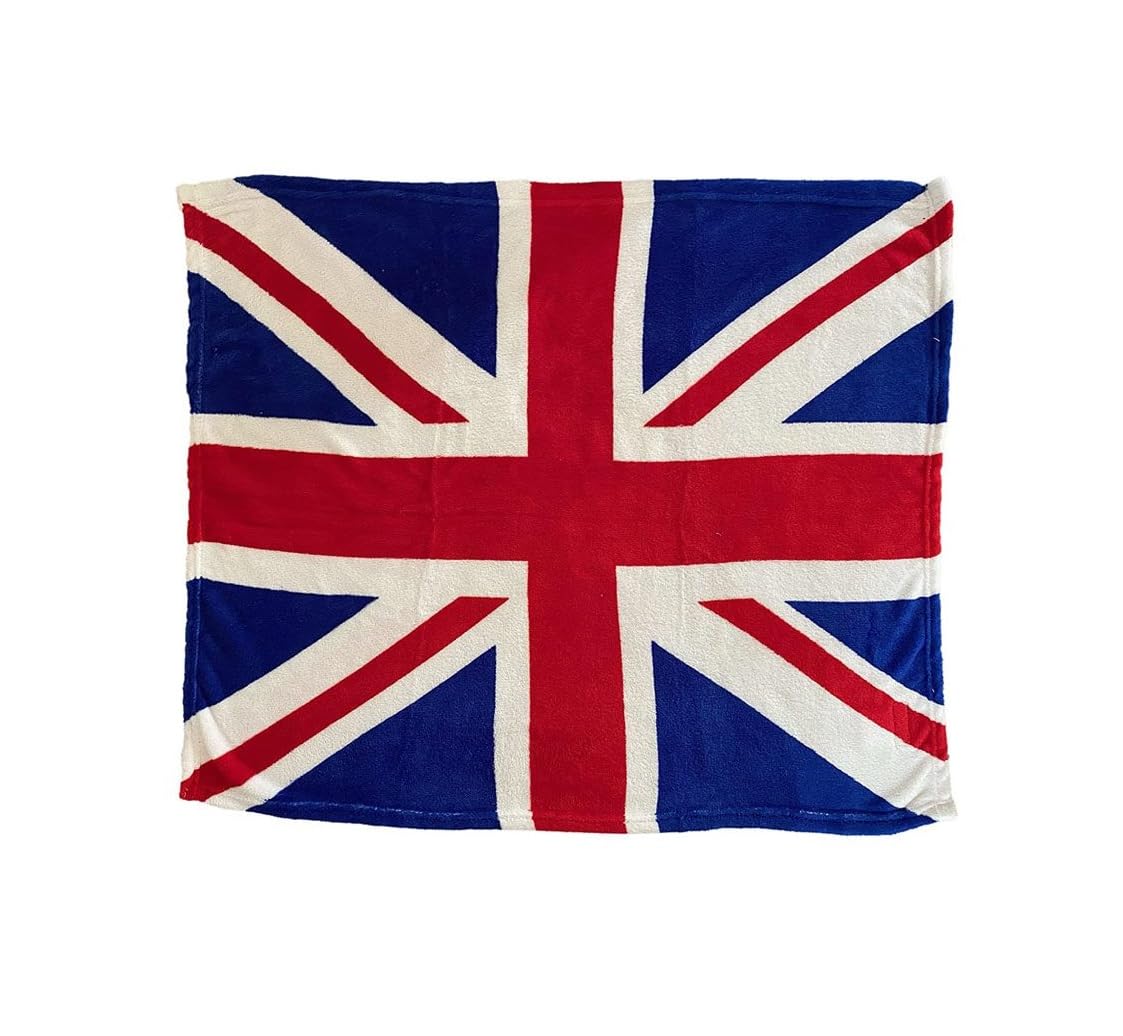 Pitter Patter Union Jack Printed Wrap- 29150(OneSize(75CMX75CM))