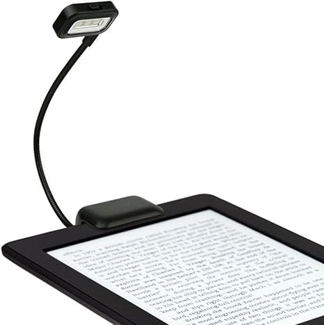 spary lampara de lectura flexible portatil para kindle de amazon lector de libros electronicos pda lector de libros electronicos tableta libro