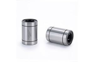 XIKE 2 Pcs LM25UU Sealed Linear Ball Bearings 25x40x59mm, Fits DIY/3D Printer/Workbench/CNC, M3 Rod Shaft Guide Linear Motion System and SCS3UU Block Slide Bushing.
