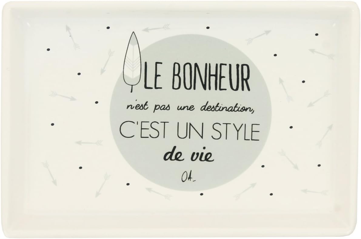Promobo Vide Poche Rangement Citation Ceramique Le Est A Venir Cuisine Maison Entree Agri Khoramdareh Ir