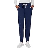 Hanes Womens Scrub Joggers, Comfort Fit Healthcare Pants for Women, Moisture-Wicking Medical Scrubs with Odor Control