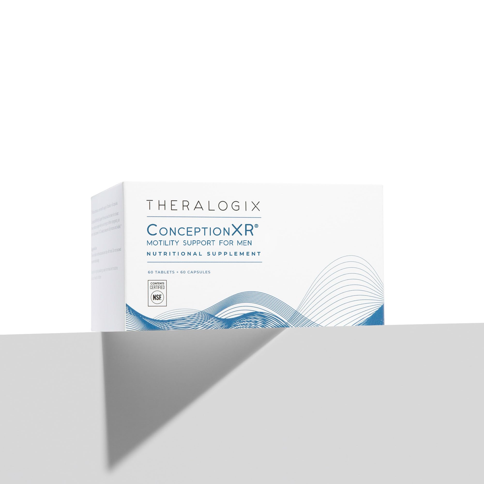 Theralogix ConceptionXR Motility Support Formula - Men's Preconception Vitamins for Fertility Support - Male Fertility Supplements for Sperm Health* - NSF Certified - 60 Tabs + 60 Caps (30-Day Supply)