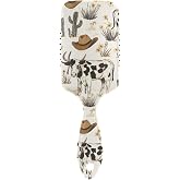 Jihqo Detangling Hair Brush Western Desert Cows Paddle Hairbrush with Soft Bristles for Women Men Massaging Scalp