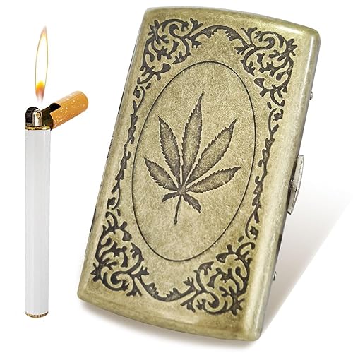 cool cigarette case Creative Metal Cigarette Box Iron Cigar Cigarette Tobacco Case Holder Pocket for 20 Cigarettes Smoking Accessories for Men's cool cigarette case Creative Metal Cigarette Box Iron Cigar Cigarette Tobacco Case Holder Pocket for 20 Cigarettes Smoking Accessories for Men's