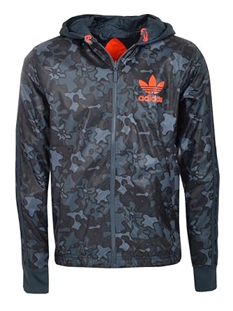 adidas grau orange jacke
