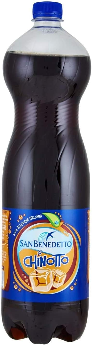 6X San benedetto Chinotto Bitter Orange Lemonade PET 1.5 Lt Refreshing Fizzy Italian Soft Drink