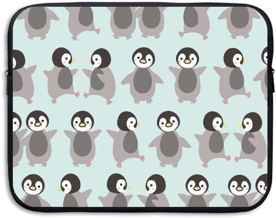 Penguin Playing Laptop Sleeve Case Bag Cover For 13-15 Inch Notebook Computer