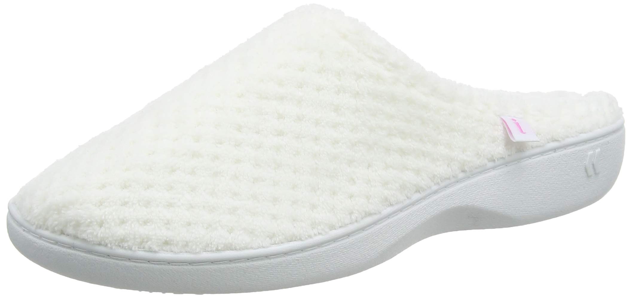isotoner ladies popcorn terry mule slippers