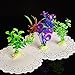 Mudder 10 Pieces Multicolor Artificial Aquarium Plastic Plant