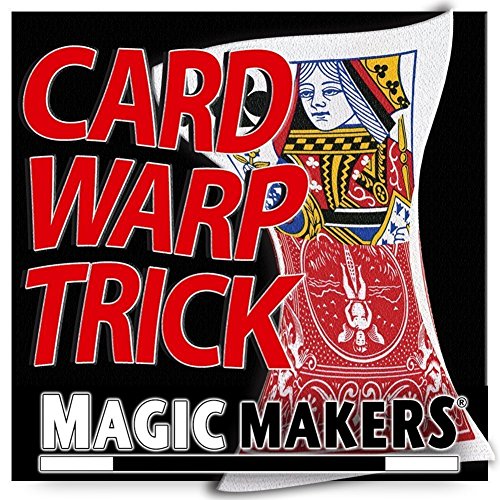 Magic Makers Card Warp Card Magic Trick with Bonus Effects Featuring Magicians Ben Salinas & Steve Tippeconnic by