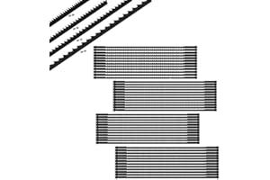 5-Inch High Carbon Steel Scroll Saw Blades Flat-End Design for Intricate Wood Plastic and Non-Ferrous Metal Cuts (20 pcs)