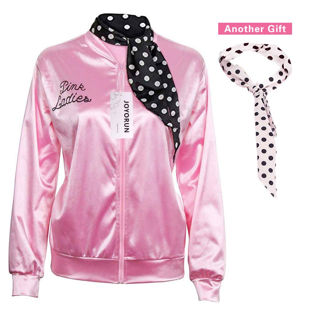 pink satin jacket cheap