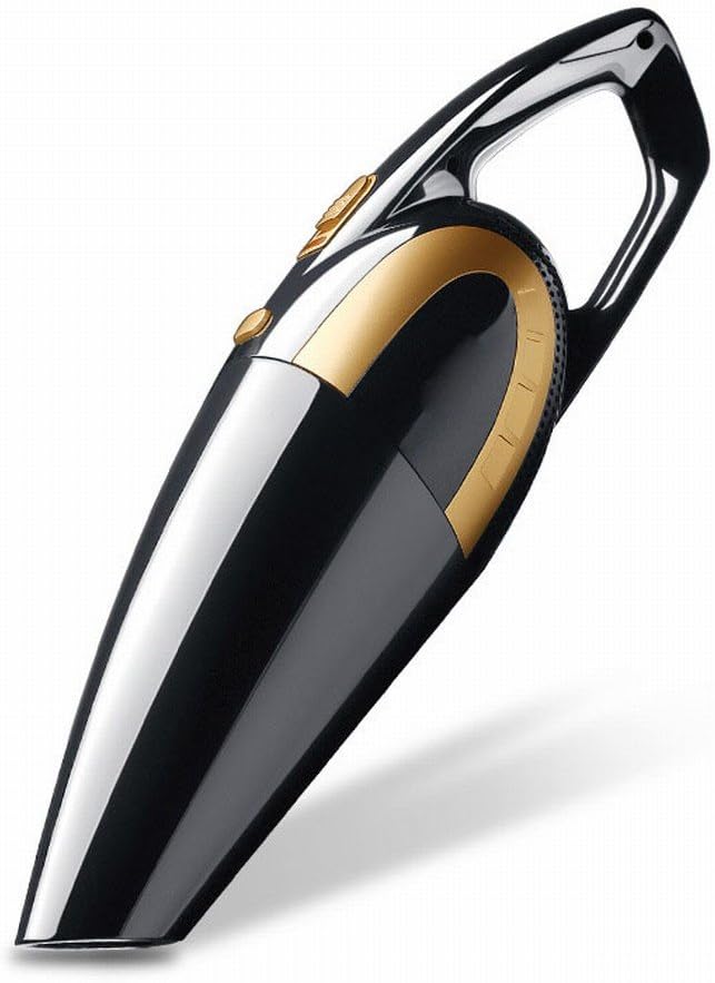 Car Vacuum Cleaner with Wet and Dry with a Variety of Suction Nozzle Super Three-color Optional Gift,Black