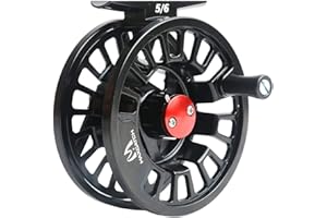 M MAXIMUMCATCH Maxcatch Tino Fly Fishing Reel (3/4wt 5/6wt 7/8wt) and Pre-Loaded Fly Reel with Line Combo