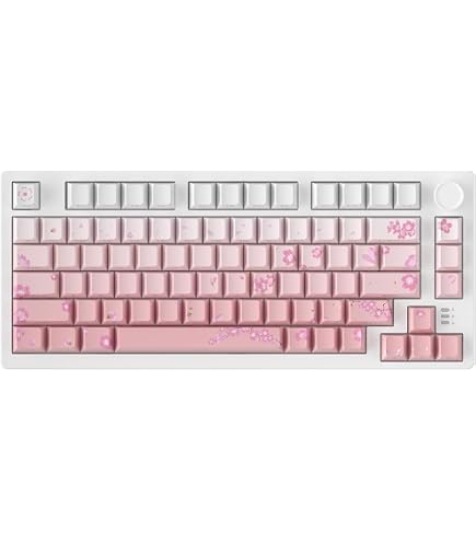 Amazon.com: Varmilo VA87M Sakura Round 1 Pink LED Mechanical