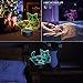 3D Night Light Pet Cat 3D Lamp Optical Illusion Nightlights Touch Switch Bedside Lamp 7 Colors Changing LED Lamps Perfect Birthday Gifts for Girls Kids Children Boys Adults Women (N01 Pet Cat)