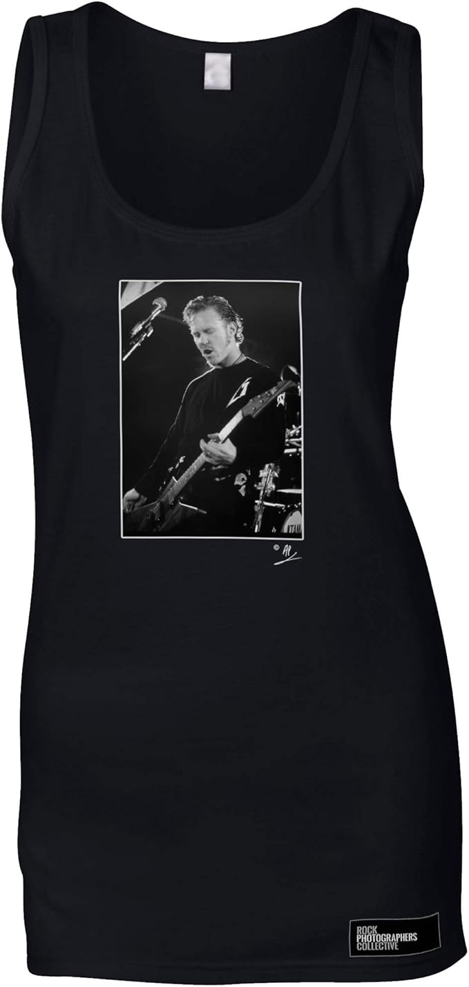 James Hetfield Metallica Women's Vest Amazon.co.uk Clothing