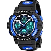 cofuo Kids Digital Sport Watch, Boys Girls Waterproof Sports Outdoor Watches Children Casual Electronic Analog Quartz Wrist Watches with Alarm Stopwatch