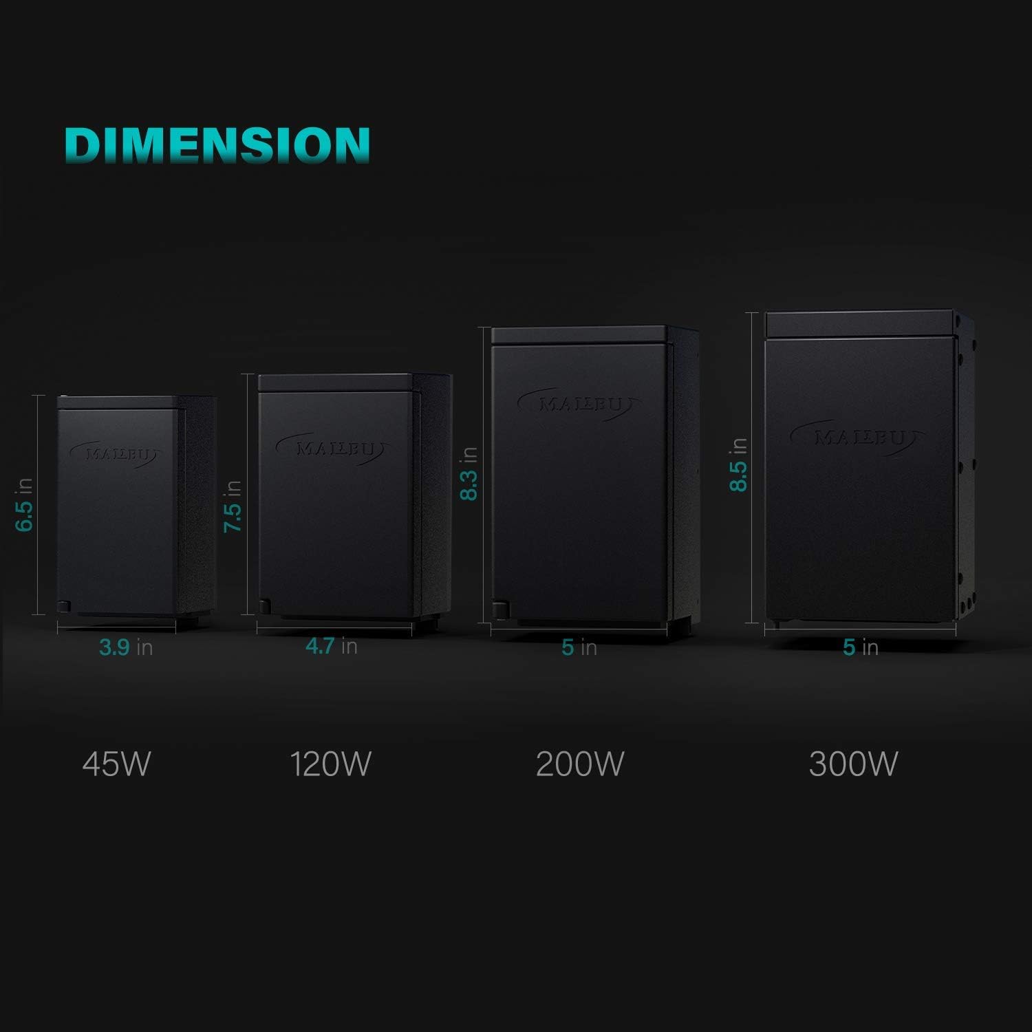 Malibu Power Pack 200watt LowVoltage Weatherproof Transformer with