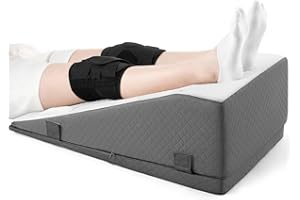 Hapiclody Leg Elevation Pillow for After Surgery – Adjustable Height Knee Surgery Recovery Leg Support Pillow, Designed for K