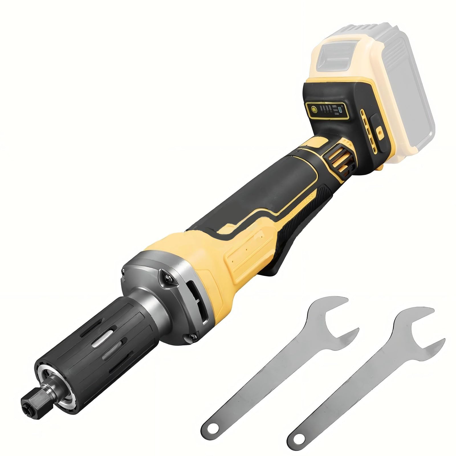 Photo 1 of Cordless Die Grinder Compatible with DEWALT 20V, 20,000 RPM Brushless Motor, 1/4" Precision Chuck, Compact Design, Variable Speed electric die grinder for Metal/Plastic/Wood Grinding (Tool Only)