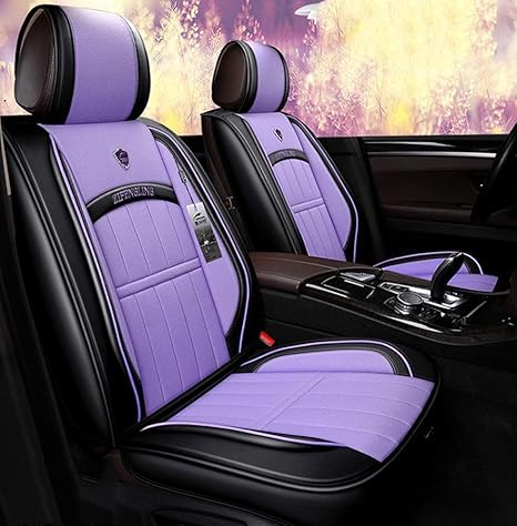 Universal Linen Leather Car Seat Cover Front und Rear Full Seat Cushion Cover geeignet für den Jahresumrunden-Einsatz (kompat