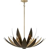 Savoy House 7-4628-6-24 Loto Breegan Jane Designed Organic Petals Pendant, 6-Light 360 Total Watts, 17" H x 30" W, Centura an