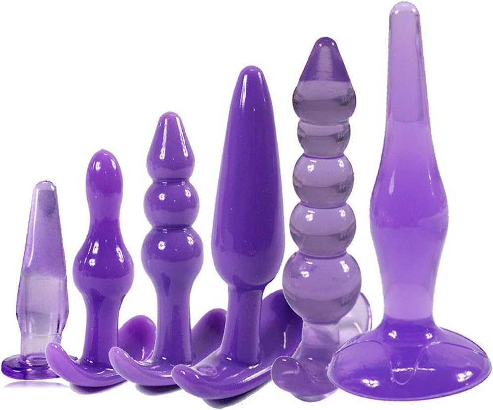 6 pcs Training Toys Beginners Anales Set - Womens Stimulator Best Idea for Gift to Him