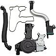 PCV Valve Engine Crankcase Vent Valve Oil Separator with Valve Breather Hose Kit for 2012-2018 Audi A4 A5 A6 Q5 Quattro Allroad 2.0T Only 06H103495AE 06H103495J 06H103495AK