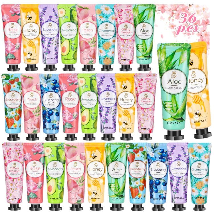 Photo 1 of 36 Pack Hand Cream Set, Hand Lotion Travel Size, Mothers Day Gifts for Mom, Teacher Appreciation Gifts, Bulk Gifts For Women Coworker, Bulk hand Cream, Mini Hand Cream, Nurse Gifts, Bridesmaid Gifts