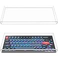 Geekria 65% Keyboard Dust Cover, Clear Acrylic Keypads Cover for 68 Keys Computer Mechanical Keyboard with Knob, Compatible with Keychron Q2, Keychron Q2 Pro, Keychron V2, GK GAMAKAY LK67 65%