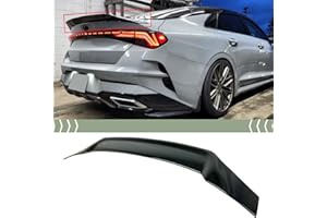 Syon Auto FITS 2021+ KIA K5 OPTIMA GLOSSY BLACK HIGHKICK STYLE DUCKBILL TRUNK SPOILER WING