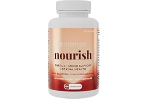 Intimate Nourish Stress Relief + Increased Energy | Hormone Balance Supplement | With Shatavari, Maca and Cordyceps | Enhance