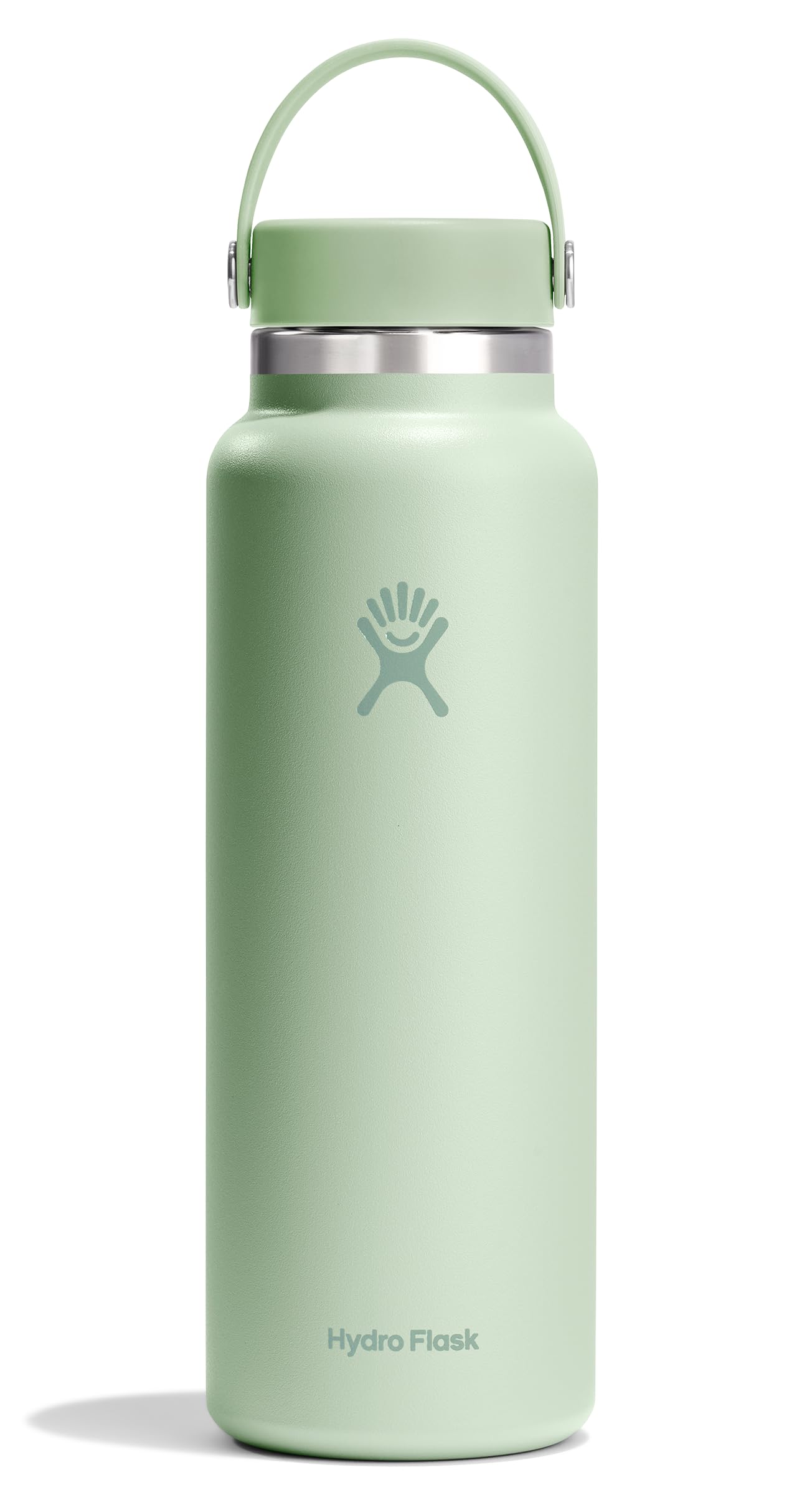 Hydro Flask Water Bottle - Insulated Stainless Steel - Wide Mouth Flex Lid, Non Spill, Leakproof and Refillable in 40 Oz Image