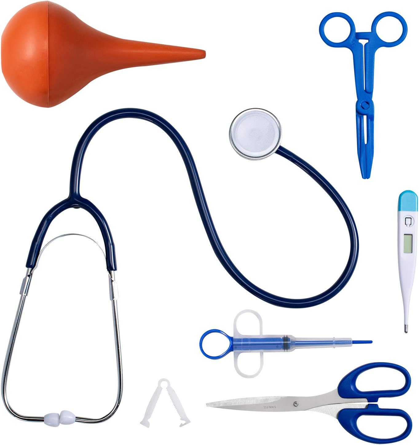GSSFASHION Puppy Kitten Whelping Kit, Whelping Kit with Feeding Nipple Bottle Scissors Cord Clamps Aspirator etc Full kit - Image 5