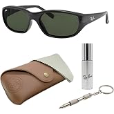 Ray-Ban RB2016 DADDY-O Rectangle Sunglasses with Official Eyewear Kit