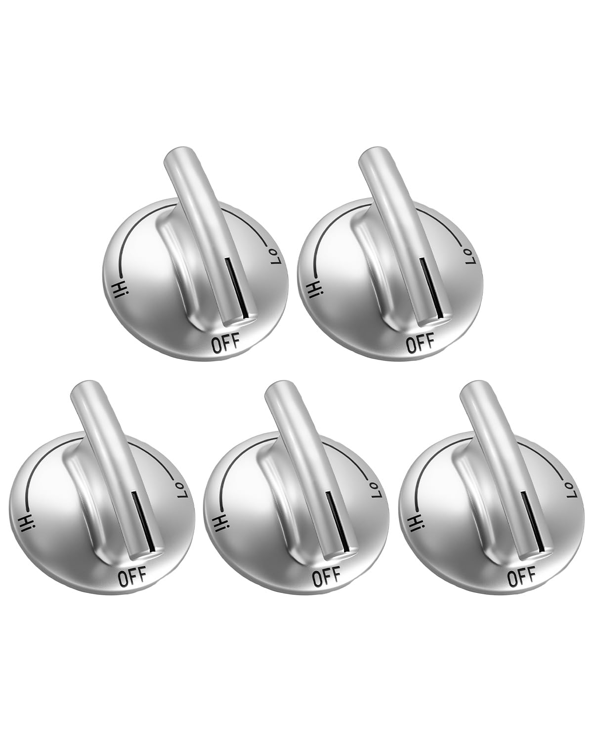 Photo 1 of 5Pcs Stove Burner Knob Fit for Jennair Cooktop JGC8536ADB JGC8536ADQ JGC8536ADS Stove Knob Parts Replace WP74009554 WP7733P415-60 74009554 KIP 5D01 KIP 5001 7733P41560
