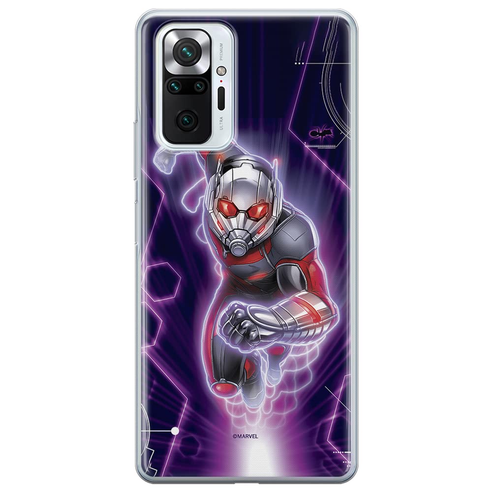 ERT GROUP mobile phone case for Xiaomi REDMI NOTE 10 PRO original and officially Licensed Marvel pattern Ant Man 001 optimally adapted to the shape of the mobile phone, case made of TPU