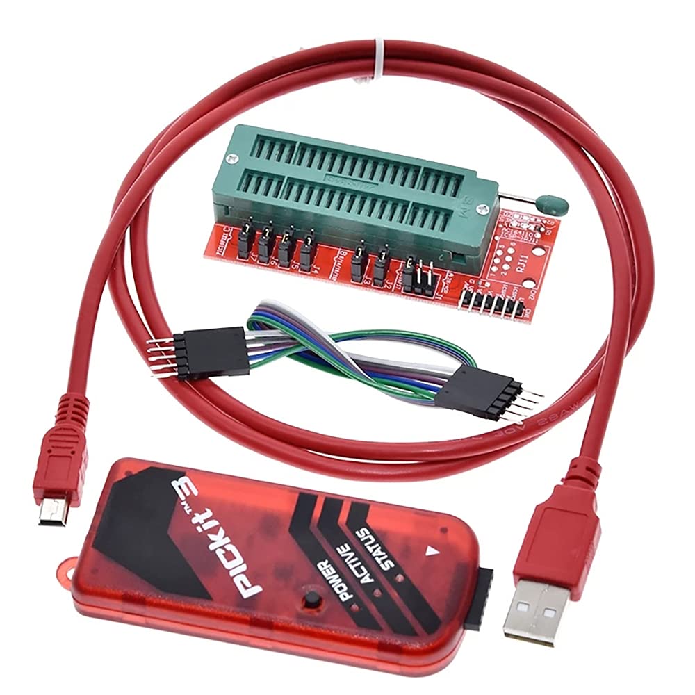 Photo 1 of SUPERELE PICKIT3 Programmer + PIC ICD2 PICKit 2 PICKIT 3 Programming Adapter Universal Programmer Seat FZ0508