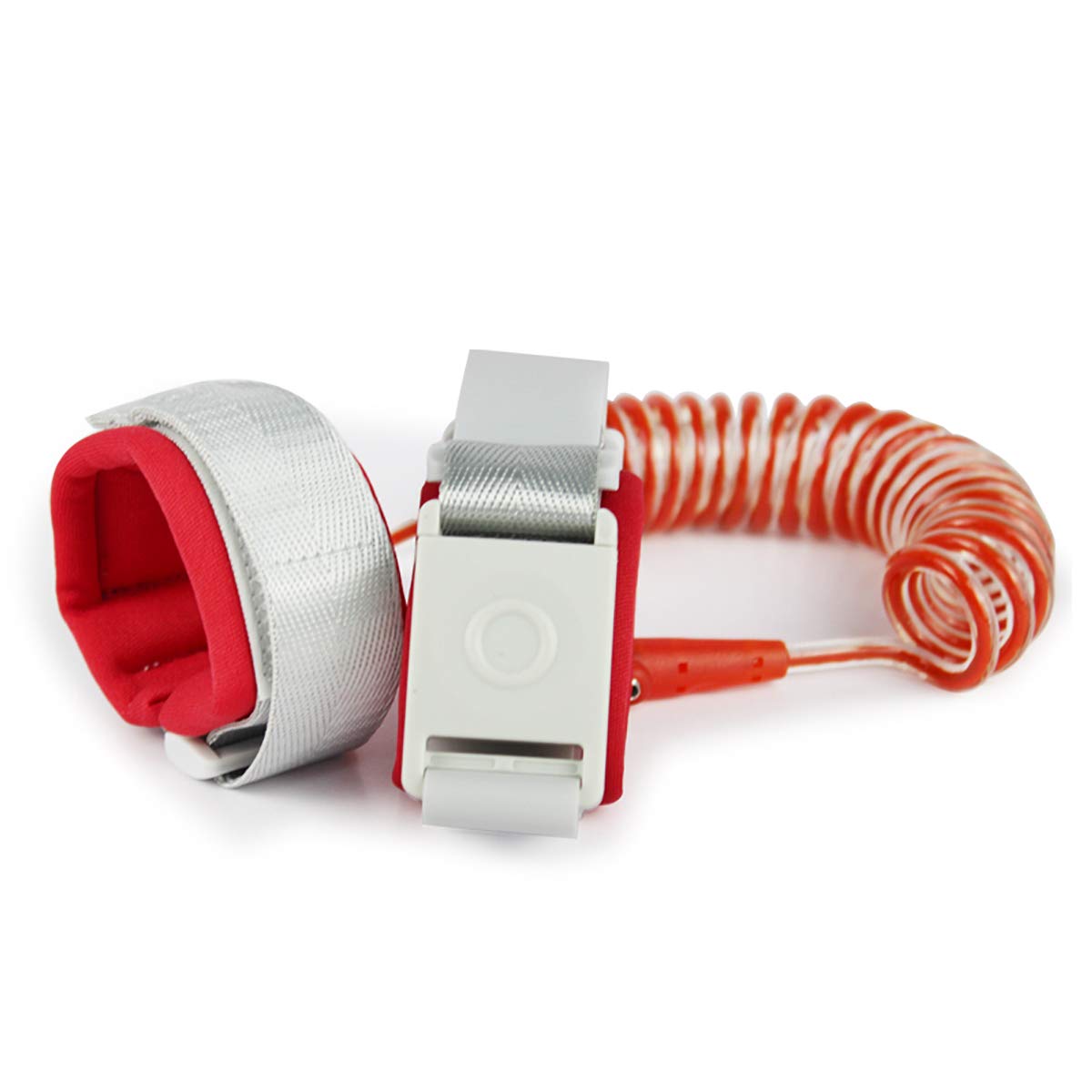 SONARIN Anti Lost Safety Wrist Link Child Safety Strap,Anti Lost Wrist Walking Hand Belt and Magnetic Induction Lock for Toddlers,Babies & Kids(Red)